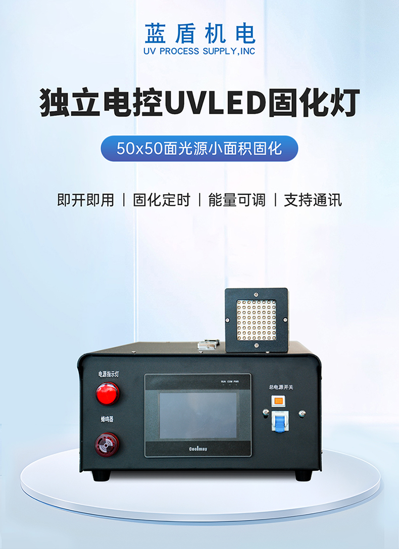 乔丹—独立电控50x50面光源365nm风冷UVLED固化灯P-5050详情页_01.jpg